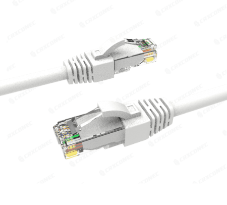 UL Listed 24 AWG Cat.6 UTP PVC Copper Cabling Patch Cord 1M White Color - UL Listed 24 AWG Cat.6 UTP Patch Cord